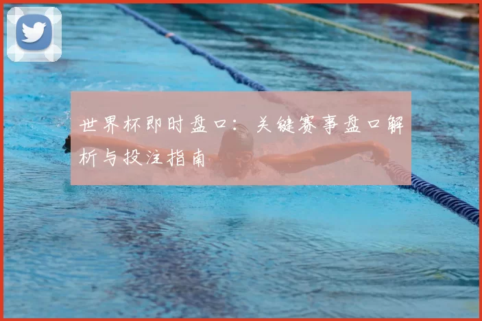 世界杯即时盘口：关键赛事盘口解析与投注指南