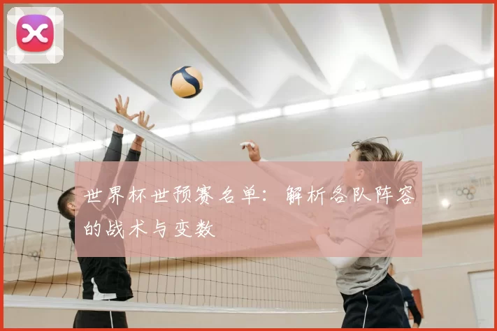 世界杯世预赛名单：解析各队阵容的战术与变数