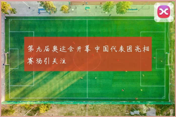 第九届奥运会开幕 中国代表团亮相赛场引关注