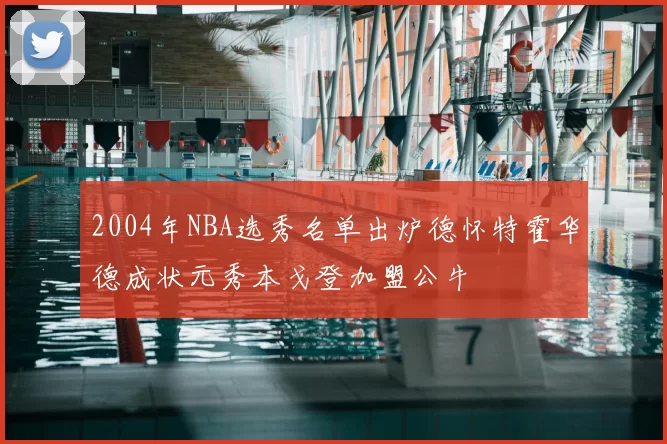 2004年NBA选秀名单出炉德怀特霍华德成状元秀本戈登加盟公牛