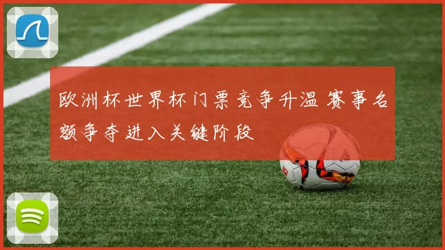 欧洲杯世界杯门票竞争升温 赛事名额争夺进入关键阶段